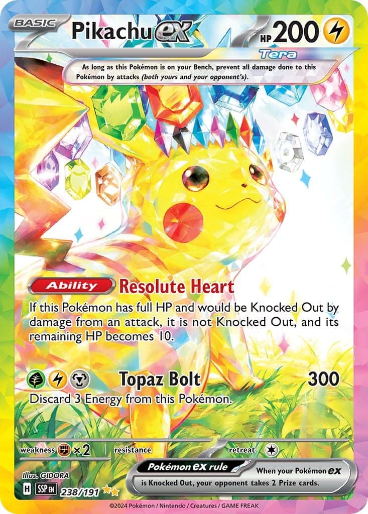 Pikachu EX (Surging Sparks)