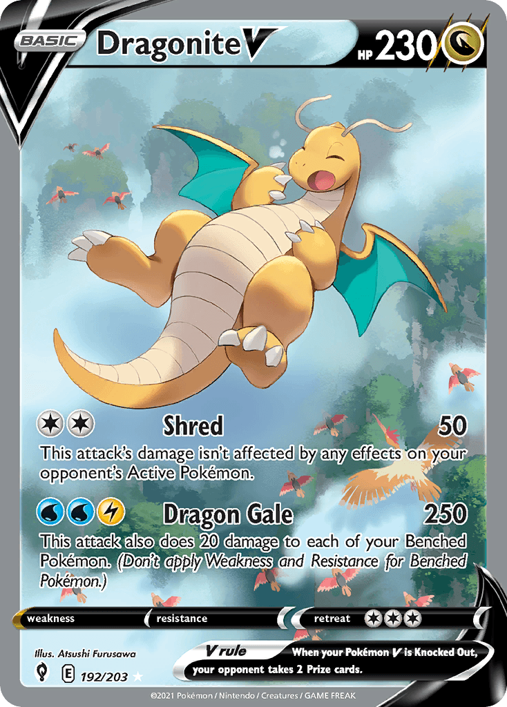 Dragonite V (Evolving Skies)
